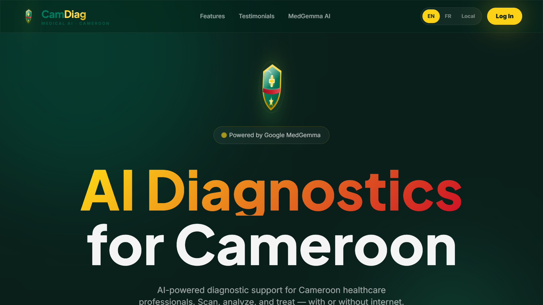 CamDiag: Bridging Healthcare Access in Cameroon with AI-Powered Diagnostics